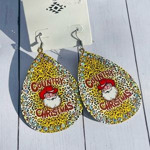 Country Christmas Earring